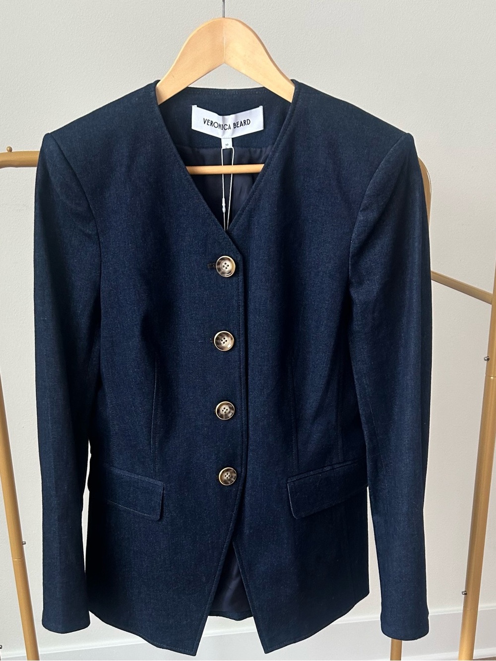 Veronica Beard Cynthia Jacket | Denim | Midnight Wash | NWT